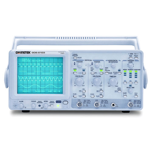 Analog oscilloscope - GOS-6100 series - Instek - bench-top / 2-channel