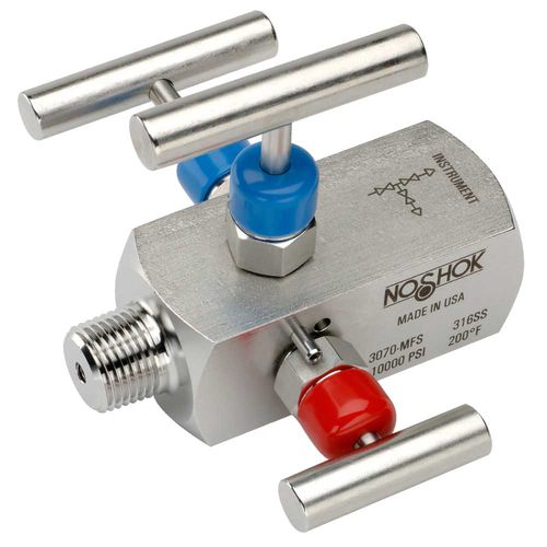 Needle valve - 3070  - NOSHOK - manual / bleed / for liquid food products and beverages