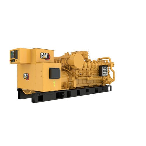 Natural gas generator set - G3516A - CAT Electric Power - three-phase / stationary / 50 Hz