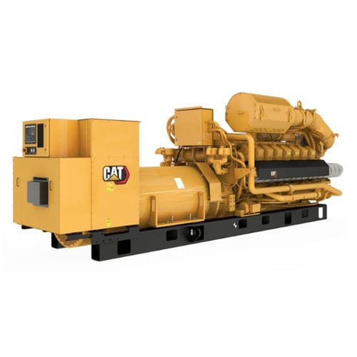 Natural gas generator set - G3516H - CAT Electric Power - biogas / hydrogen / three-phase