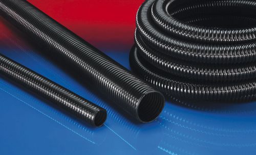 Bulk material hose - AIRDUC® PUR 356 EC (XHD) - NORRES Schlauchtechnik GmbH - for gasoline / polyurethane / heavy-duty