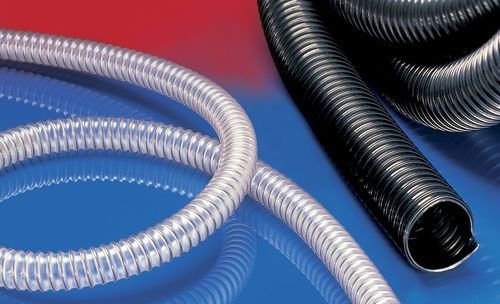Gas hose - AIRDUC® PUR 355 HT (HD) - NORRES Schlauchtechnik GmbH - for powders / heavy-duty / low-temperature