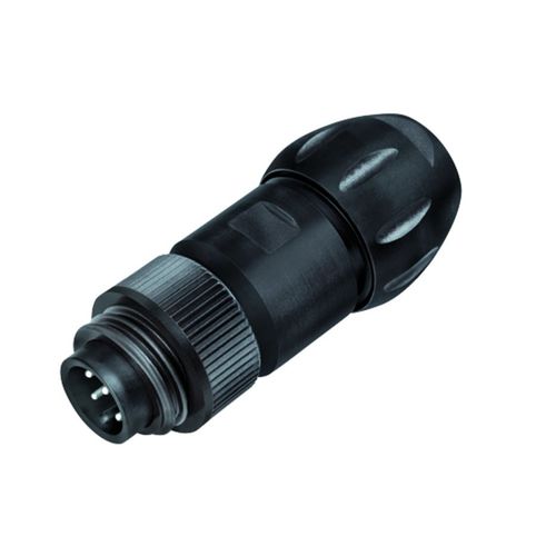 Electrical power supply connector - 693 series - Franz Binder GmbH + Co. Elektrische Bauelemente KG - circular / male / screw-locked