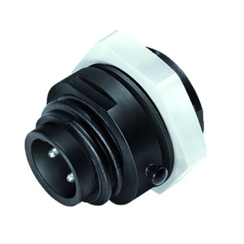 Electrical power supply connector - 692/693 series - Franz Binder GmbH + Co. Elektrische Bauelemente KG - circular / male / screw-locked