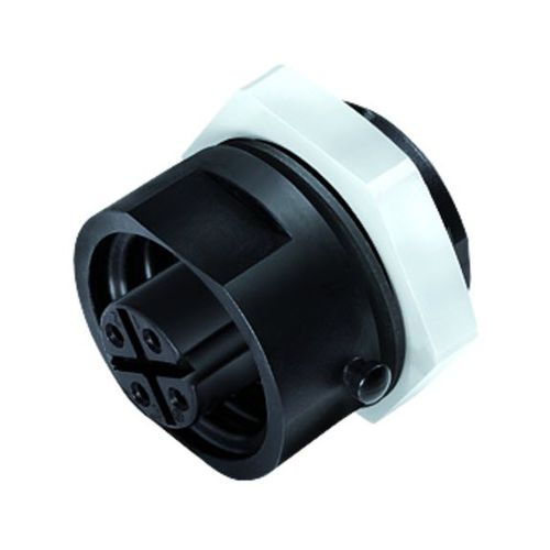 Electrical power supply connector - 692/693 series - Franz Binder GmbH + Co. Elektrische Bauelemente KG - circular / female / screw-locked