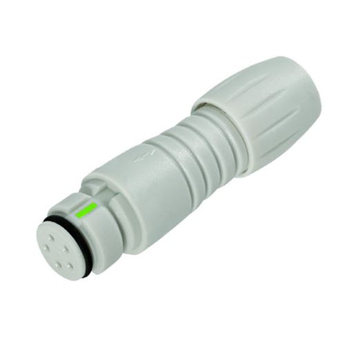 Electrical power supply connector - 620 MED series - Franz Binder GmbH + Co. Elektrische Bauelemente KG - circular / female / snap-on
