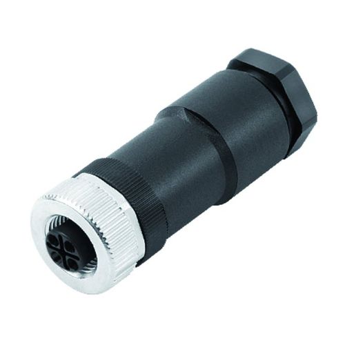 Data connector - 814 series - Franz Binder GmbH + Co. Elektrische Bauelemente KG - electrical power supply / circular / female