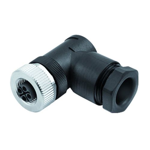 Data connector - 814 series - Franz Binder GmbH + Co. Elektrische Bauelemente KG - electrical power supply / elbow / female