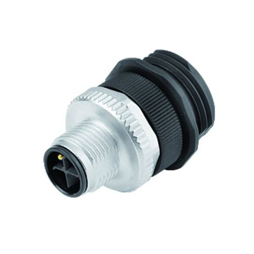 Data connector - 814 series - Franz Binder GmbH + Co. Elektrische Bauelemente KG - electrical power supply / male / screw-locked