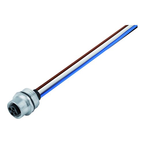 Data connector - 813 series - Franz Binder GmbH + Co. Elektrische Bauelemente KG - electrical power supply / female / M12