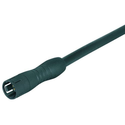 Electrical power supply connector - 620 series - Franz Binder GmbH + Co. Elektrische Bauelemente KG - circular / male / snap-on