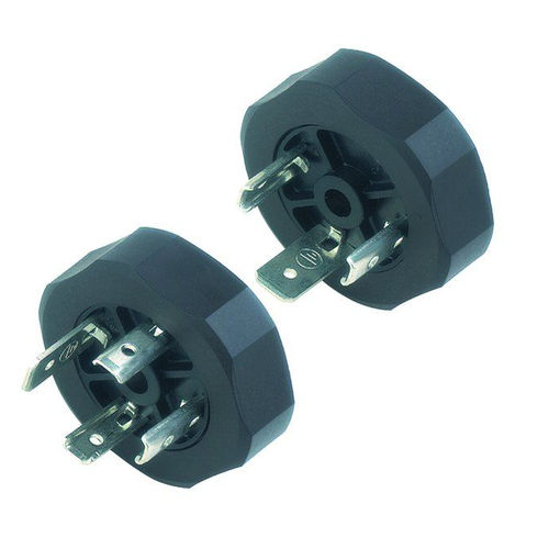 Electrical power supply connector - 210/A series - Franz Binder GmbH + Co. Elektrische Bauelemente KG - DIN / circular / male