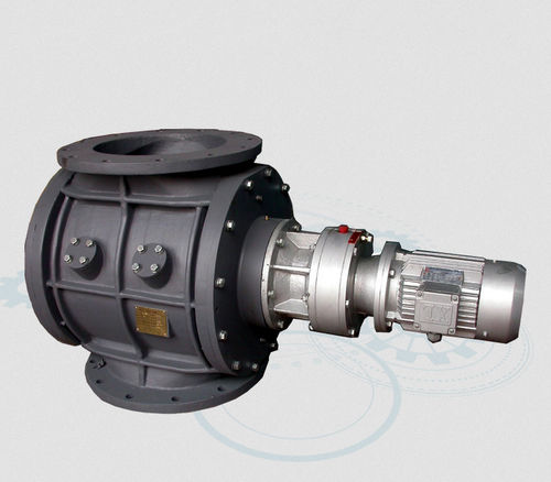 Pneumatic conveying rotary valve - GRV  - Shandong Zhangqiu Blower Co.,Ltd - for food / powder / round-flange