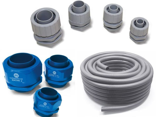 Air hose - TPR - VUOTOTECNICA - for compressed air / thermoplastic / galvanised steel