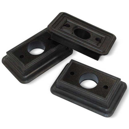 Marble and glass clamping vacuum suction cup - 085075A - VUOTOTECNICA - rectangular / flat / rubber