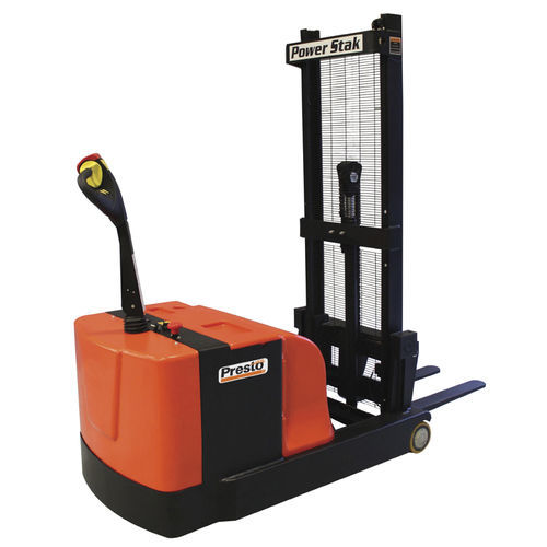 Electric stacker truck - PPS1100-62-CB - Presto Lifts - walk-behind / 24 V / loading