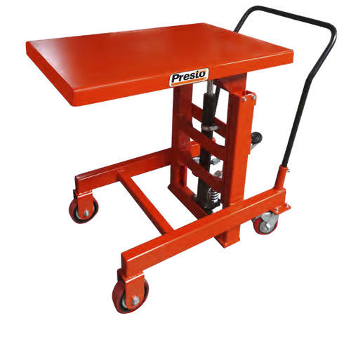 Column type lift table - PL series - Presto Lifts - hydraulic / foot-operated / mobile