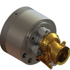 Spring operated workpiece clamping chuck - 3ALDE 300 K6 - ITW Workholding - oil feed