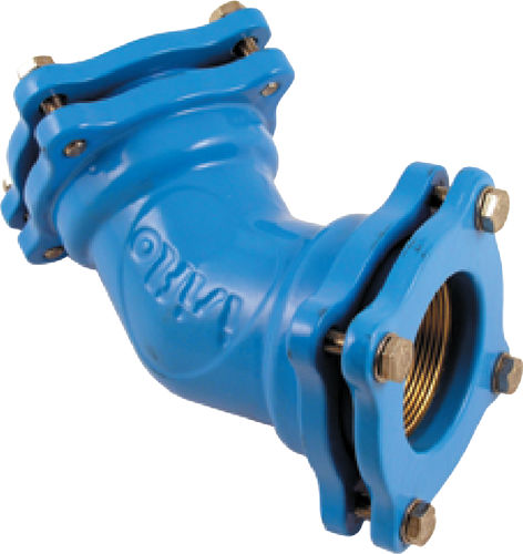 Hydraulic fitting - 123 - Isiflo AS - flange / 45° angle / cast iron