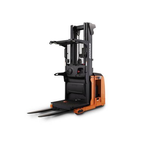 Electric order-picker - BOP15S-9 - Daewoo Industrial Vehicles - for warehouse / forklift
