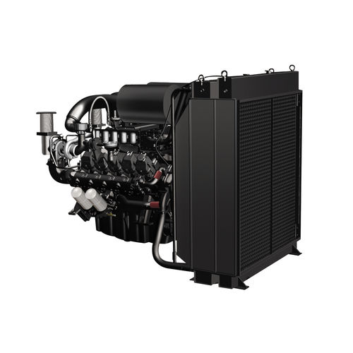 Natural gas engine - GV180TI - HD HYUNDAI INFRACORE - 10-cylinder / turbocharged / for generator sets