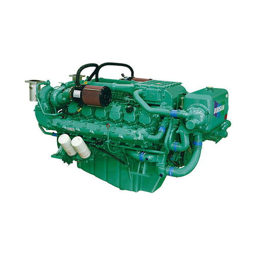 Diesel engine - AD222TI - HD HYUNDAI INFRACORE - 12-cylinder / turbocharged / marine