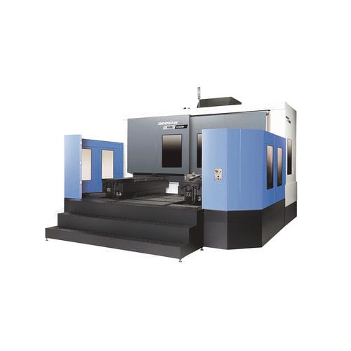 3-axis CNC machining center - HM series - DN SOLUTIONS - horizontal / ISO 5 / 60 tools