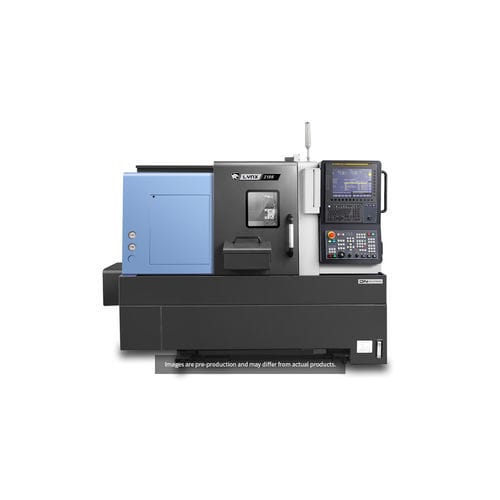 CNC turning center - LEO 1600 - DN SOLUTIONS - 2-axis / 8 tools / high-speed