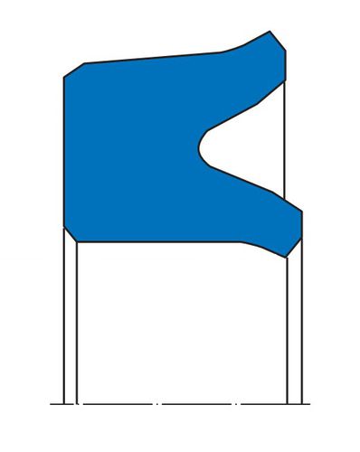 Lip seal - TM 21 - Simrit - polyurethane / U-shaped / piston