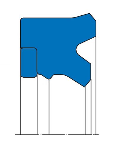 O-ring seal - TM 23 - Simrit - U-shaped / rod