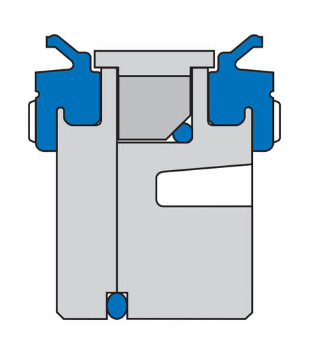 Lip seal - PNEUKO M 310 - Simrit - piston / pneumatic