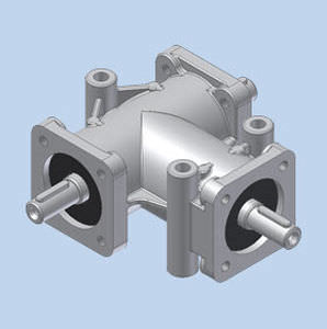 Bevel gear reducer - R series - Siti - right angle / 20 - 50 Nm / high-performance