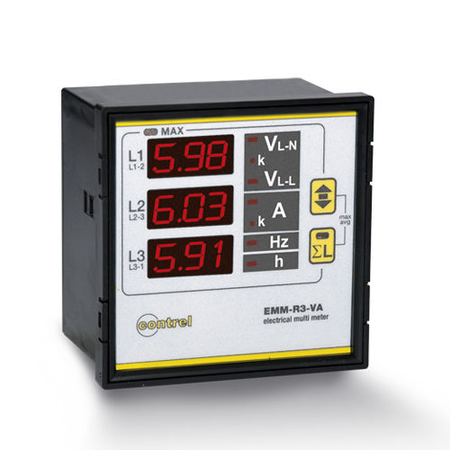 Digital multimeter - EMM-R3VA - Contrel elettronica - panel-mount / 5 A / cat III