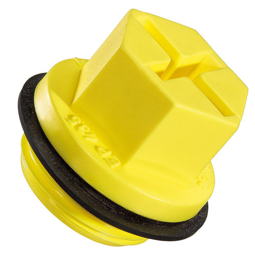 Hexagonal plug - EP 437  - PROTEC - threaded / PA6 / leak-proofing