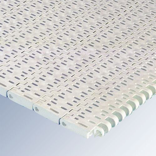 Modular conveyor belt - E30 series - Afher Eurobelt - perforated / polypropylene / industrial