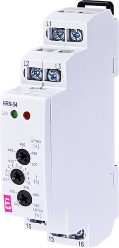 Under-voltage monitoring relay - 002471416 - ETI - over-voltage / phase sequence / 1 NO/NC
