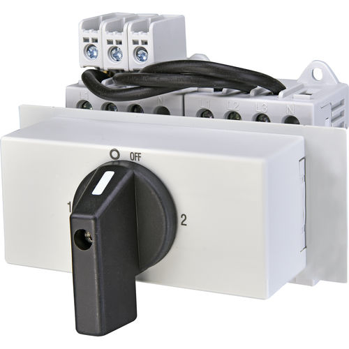 Manual changeover switch - 004664200 - ETI - DIN rail / for general purposes / 3-pole
