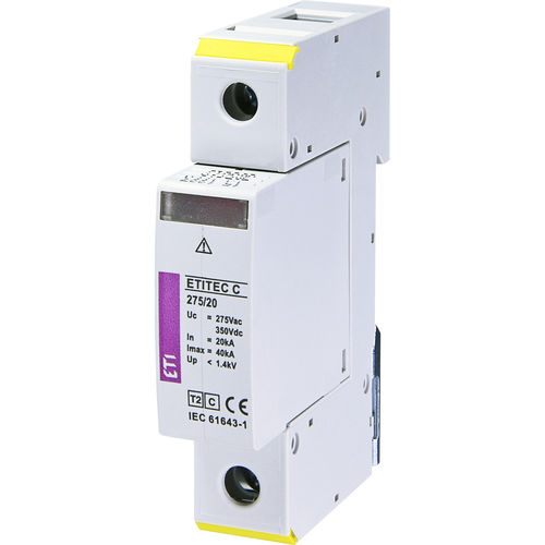 Type 2 surge arrester - 002441510 - ETI - gas discharge tube / modular ...