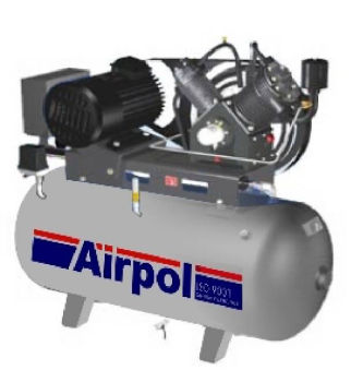 Piston compressor - A30/1.5-380-500 - Airpol - air / electrically-powered / stationary