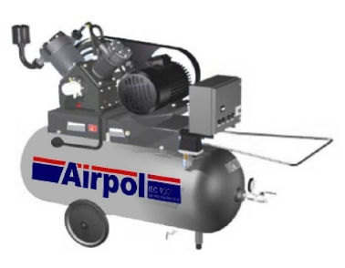 Piston compressor - N30 - Airpol - air / electrically-powered / on casters