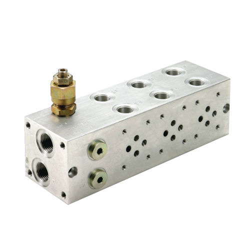 Multi-channel manifold - CETOP series - OMT Group - aluminum / hydraulic / threaded
