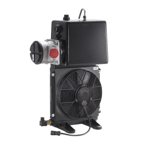 Finned tube heat exchanger - SSP-SER series - OMT Group - air/oil / aluminum / for hydraulic systems