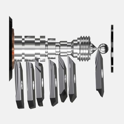 Insert turning tool - J11ER HP6-0 - Whizcut of Sweden AB - precision / quick-change / steel