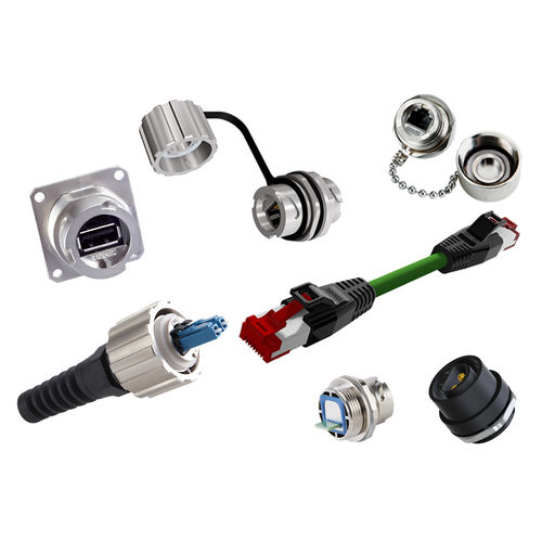 Data connector - CONEC Elektronische Bauelemente GmbH - RJ45 / USB / fiber optics