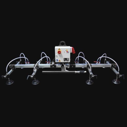 Cross vacuum lifting device - basicLIFT - Timmer GmbH - for sheet metal / adjustable / electric