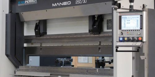 Hydraulic press brake - MANEO 250/30 - Jean Perrot Industrie - high-speed / with automatic tool changer / semi-automatic