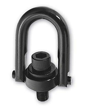 Articulated hoist ring - max. 20,000 lbs  - CM Industrial Products - 360° swivel / 180° swivel / screw-in
