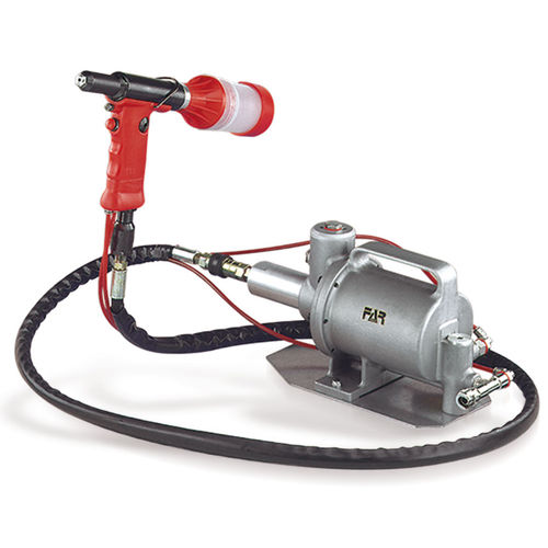 Hydro-pneumatic riveter - RAC 2200 - FAR - oleo-pneumatic / for blind rivets / for structural rivets