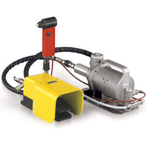 Hydro-pneumatic riveter - RAC 2500 - FAR - oleo-pneumatic / for blind rivets / floor-standing