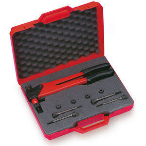 Manually-controlled riveting tool - KJ21 - FAR - for inserts / lever